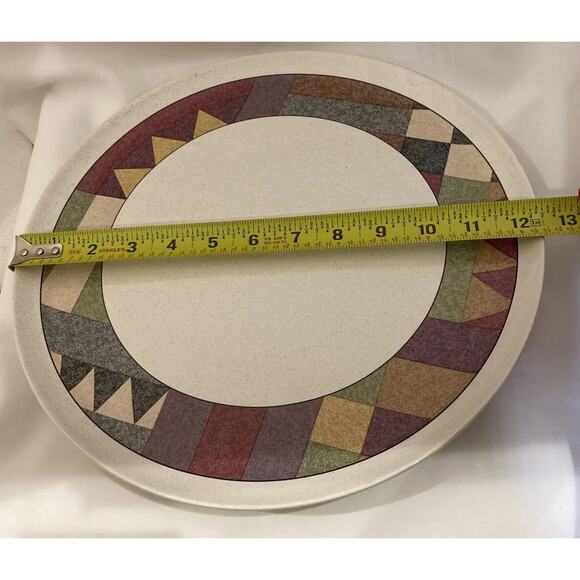Studio Nova Palm Desert Cake Plate & Server 12.5” Y2216 Southwestern Geometric - Picture 8 of 9